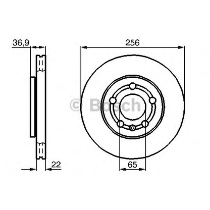 Фото Тормозной диск BOSCH 0986478853