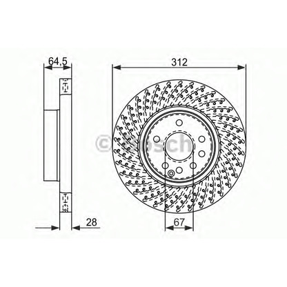 Photo Brake Disc BOSCH 0986479072