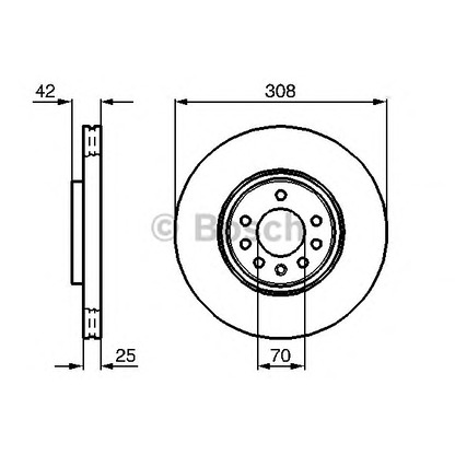 Photo Brake Disc BOSCH 0986479113