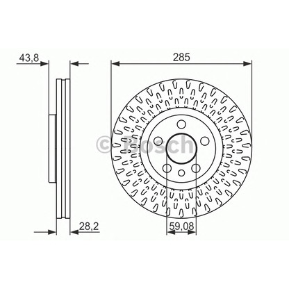 Photo Brake Disc BOSCH 0986479114