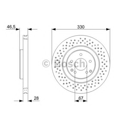 Foto Disco de freno BOSCH 0986479C76