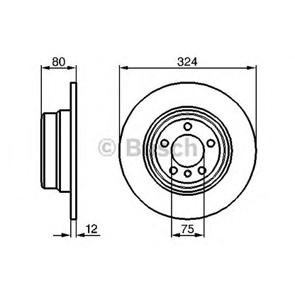 Photo Disque de frein BOSCH 0986479167