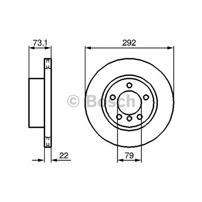 Фото Тормозной диск BOSCH 0986479214