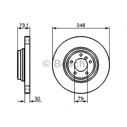 Photo Disque de frein BOSCH 0986479265