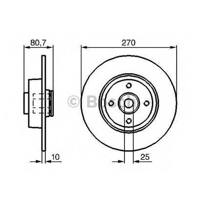 Photo Brake Disc BOSCH 0986479274