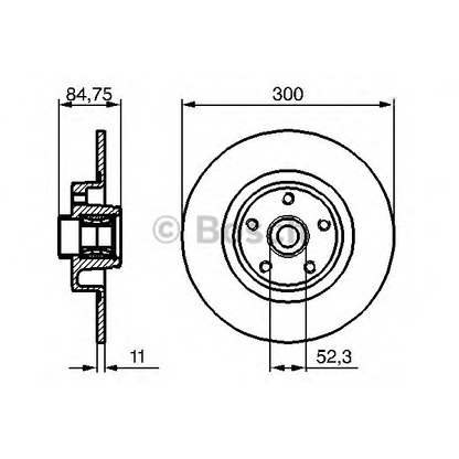 Photo Brake Disc BOSCH 0986479276