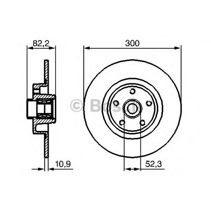 Фото Тормозной диск BOSCH 0986479280