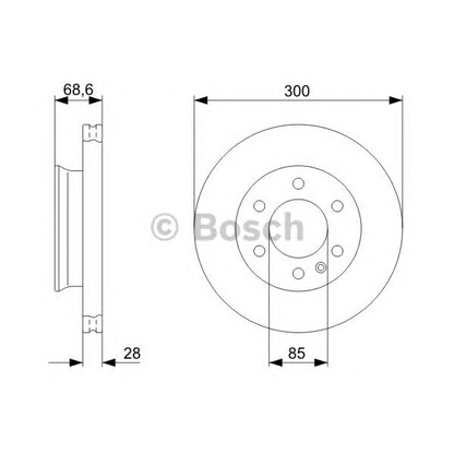 Foto Disco  freno BOSCH 0986479294