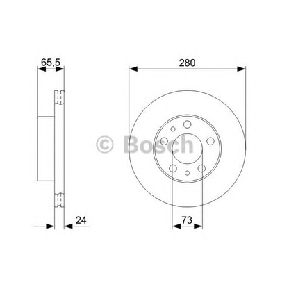 Photo Disque de frein BOSCH 0986479312