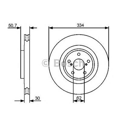 Фото Тормозной диск BOSCH 0986479433