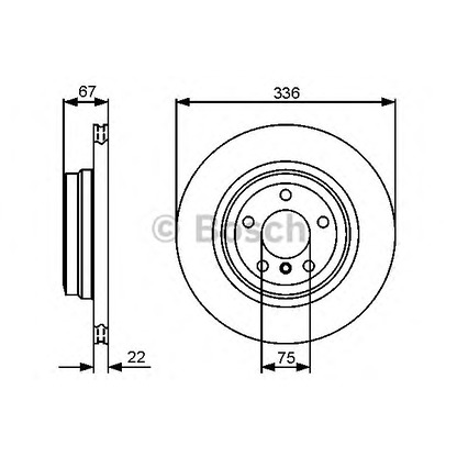 Photo Brake Disc BOSCH 0986479439