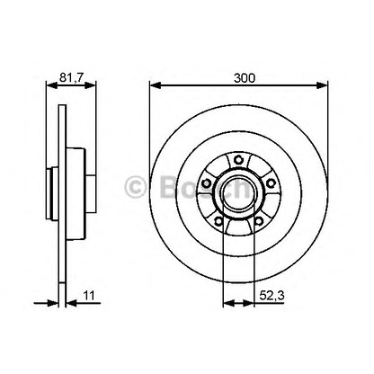 Фото Тормозной диск BOSCH 0986479446