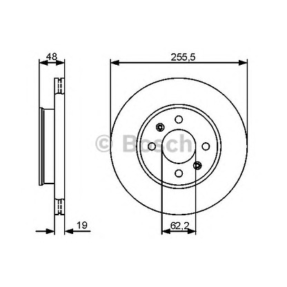 Foto Disco de freno BOSCH 0986479459