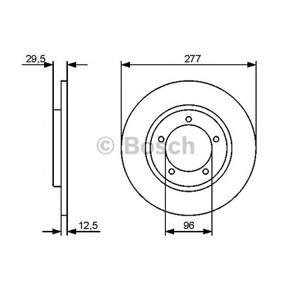 Фото Тормозной диск BOSCH 0986479487