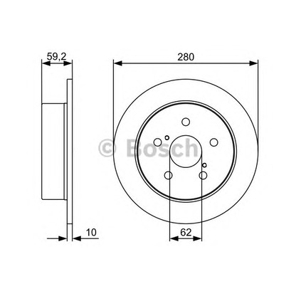 Photo Brake Disc BOSCH 0986479520