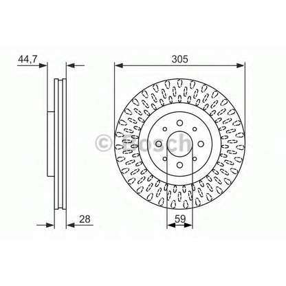 Фото Тормозной диск BOSCH 0986479570