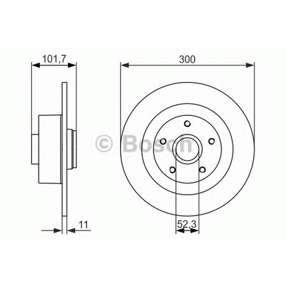 Фото Тормозной диск BOSCH 0986479573