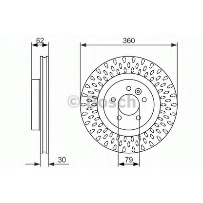 Photo Brake Disc BOSCH 0986479578