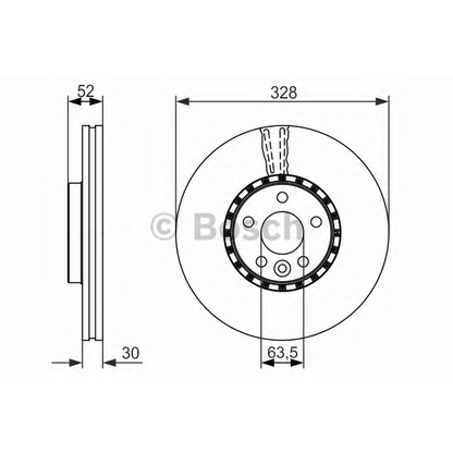 Photo Brake Disc BOSCH 0986479621