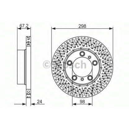 Photo Brake Disc BOSCH 0986479674