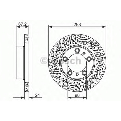 Photo Brake Disc BOSCH 0986479675