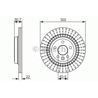 Photo Brake Disc BOSCH 0986479713