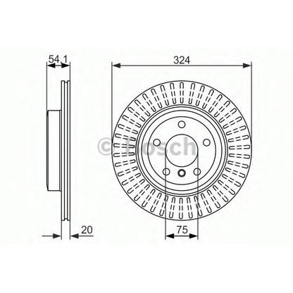 Photo Brake Disc BOSCH 0986479731