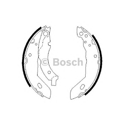 Photo Brake Shoe Set BOSCH 0986487084