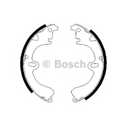 Фото Комплект тормозных колодок BOSCH 0986487277