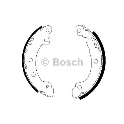 Фото Комплект тормозных колодок BOSCH 0986487289