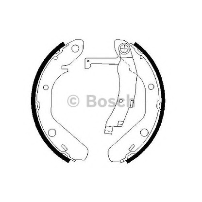 Фото Комплект тормозных колодок BOSCH 0986487342