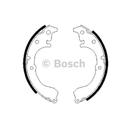 Фото Комплект тормозных колодок BOSCH 0986487349