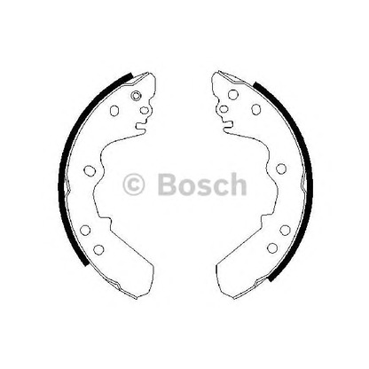 Фото Комплект тормозных колодок BOSCH 0986487373