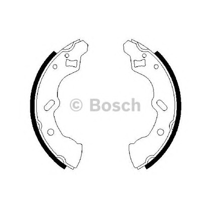 Фото Комплект тормозных колодок BOSCH 0986487587