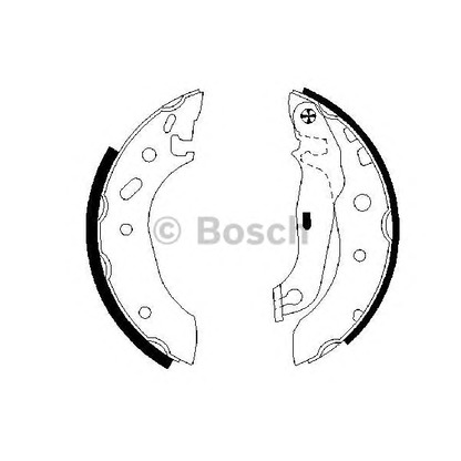 Photo Brake Shoe Set BOSCH 0986487598