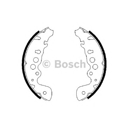 Photo Jeu de mâchoires de frein BOSCH 0986487616