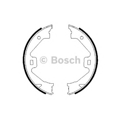 Photo Brake Shoe Set BOSCH 0986487650