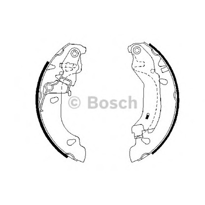 Zdjęcie Zesatw szczęk hamulcowych BOSCH 0986487669