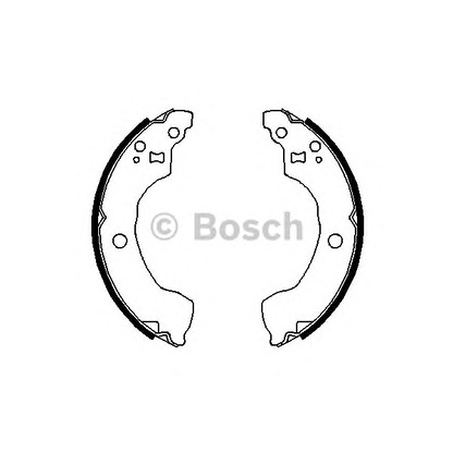 Фото Комплект тормозных колодок BOSCH 0986487691