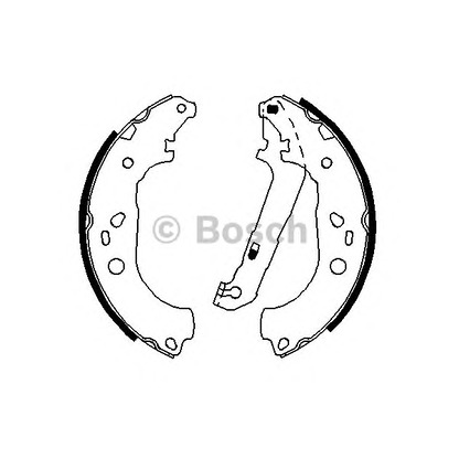 Photo Brake Shoe Set BOSCH 0986487696