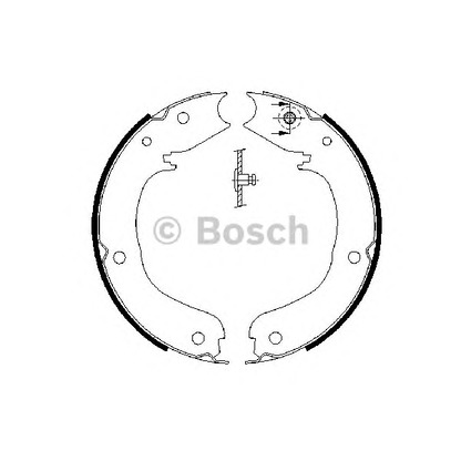 Фото Комплект тормозных колодок BOSCH 0986487710