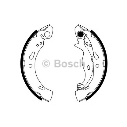 Фото Комплект тормозных колодок BOSCH 0986487753