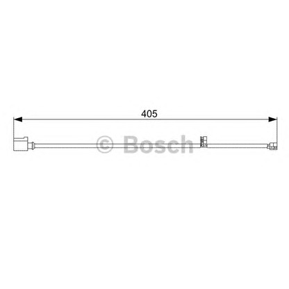 Photo Sensor, brake pad wear BOSCH 1987473025