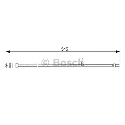 Photo Warning Contact, brake pad wear BOSCH 1987473066