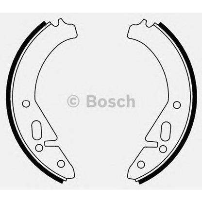 Photo Brake Shoe Set BOSCH 0986487220