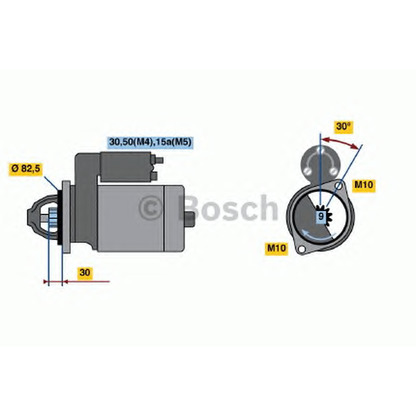 Photo Starter BOSCH 0001107048