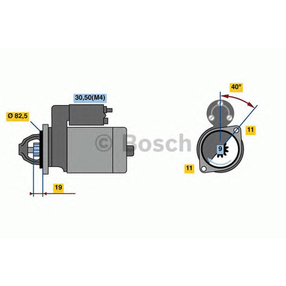 Фото Стартер BOSCH 0001109355