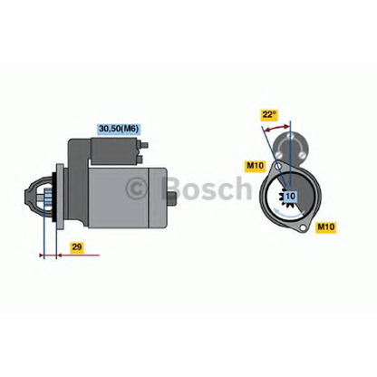 Photo Starter BOSCH 0001115049