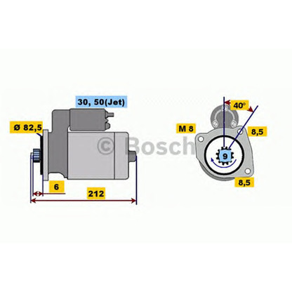 Foto Motorino d'avviamento BOSCH 0001121001