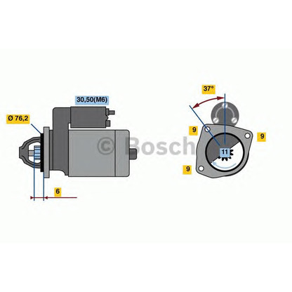 Фото Стартер BOSCH 0001138009